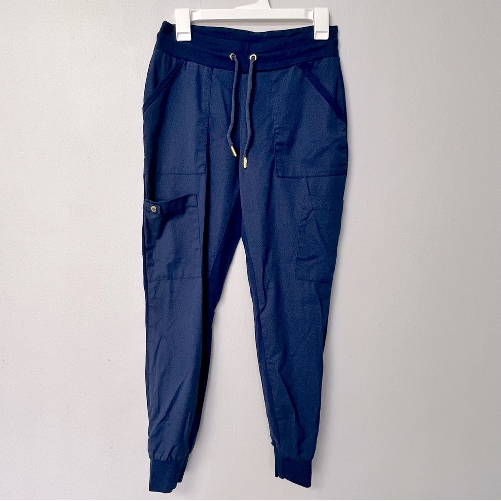 Jaanuu scrub pants size small blue
